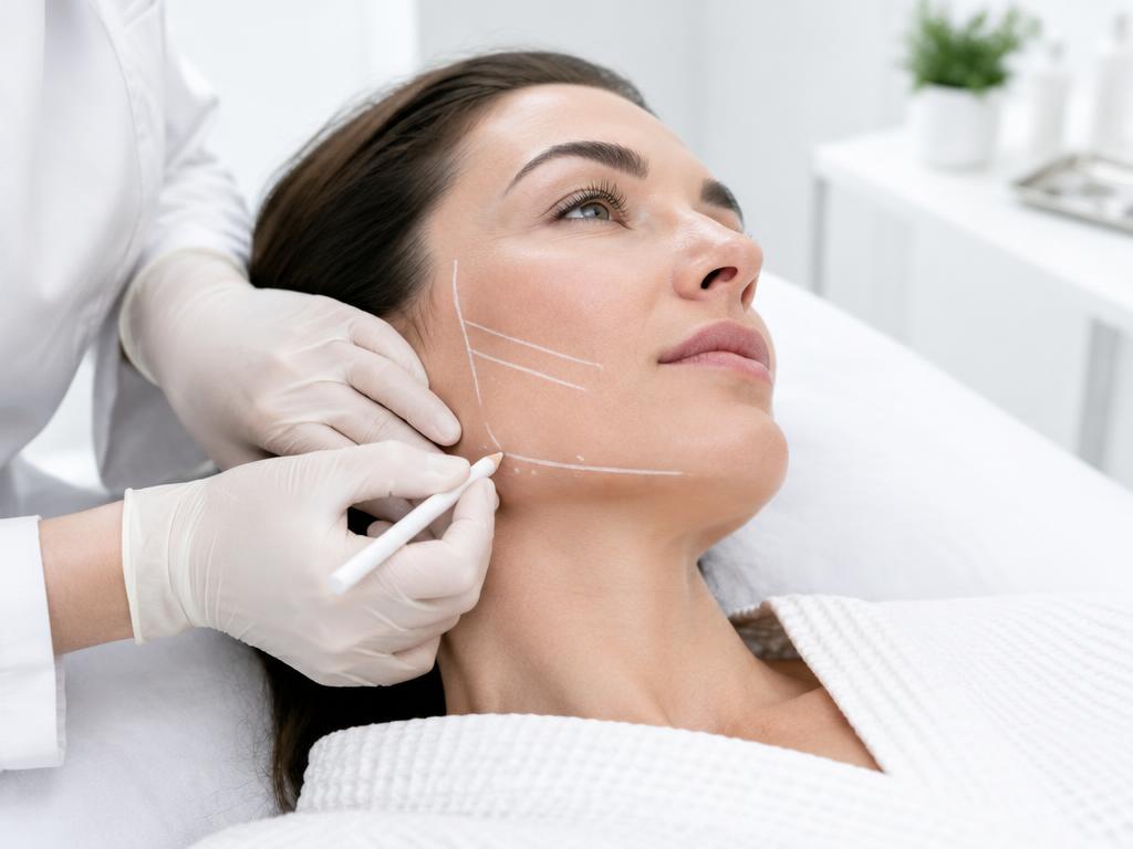 Fadenlifting bei Beaulo Esthetics in Essen – KI generierter Bildinhalt
